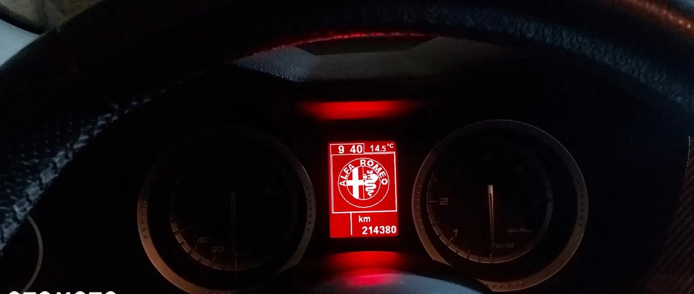 Alfa Romeo 159 cena 20000 przebieg: 214380, rok produkcji 2009 z Szczecinek małe 379